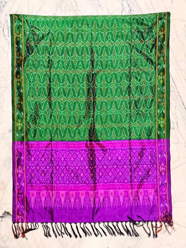 Multicolor_Pure_Silk_Dupatta_For_Women