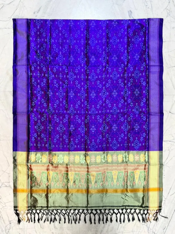 Multicolor_Pure_Silk_Dupatta_For_Women
