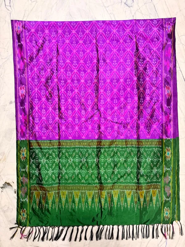 Multicolor_Pure_Silk_Dupatta_For_Women