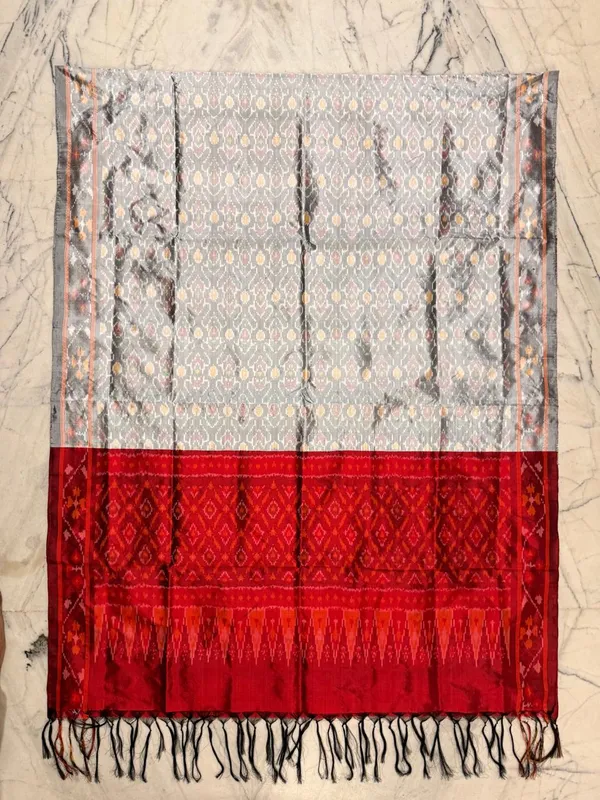 Multicolor_Pure_Silk_Dupatta_For_Women