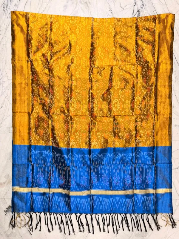 Multicolor_Pure_Silk_Dupatta_For_Women