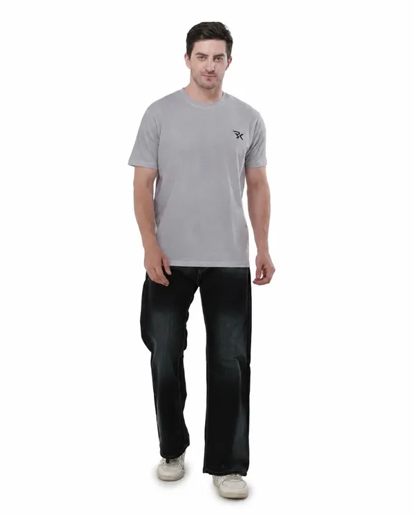 Grey_Cotton_Round_Neck_T-Shirt_For_Men
