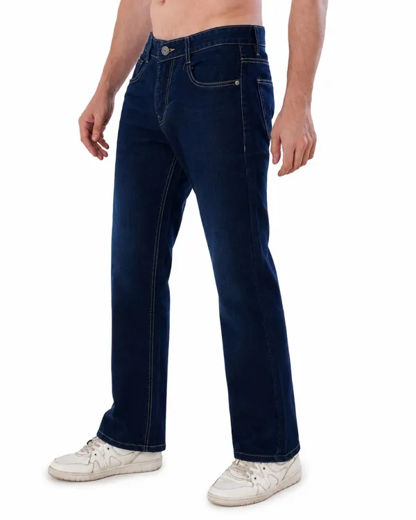 Navy_Cotton_Straight_Fit_Jeans_For_Men