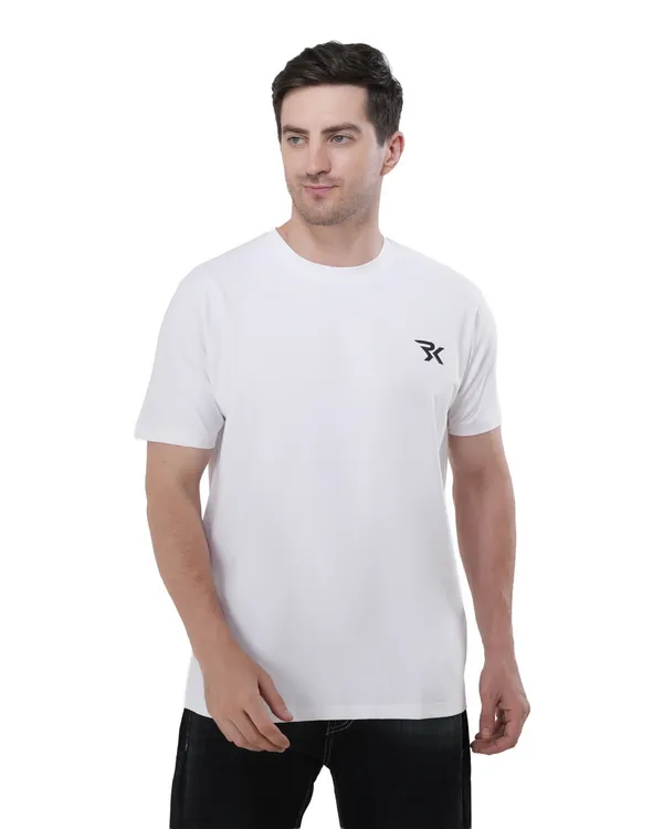 White_Cotton_Round_Neck_T-Shirt_For_Men