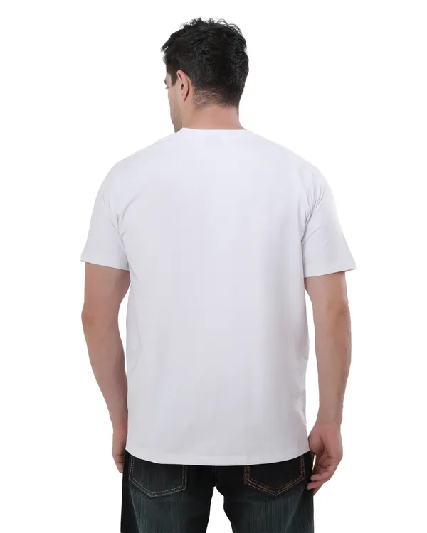 White_Cotton_Round_Neck_T-Shirt_For_Men