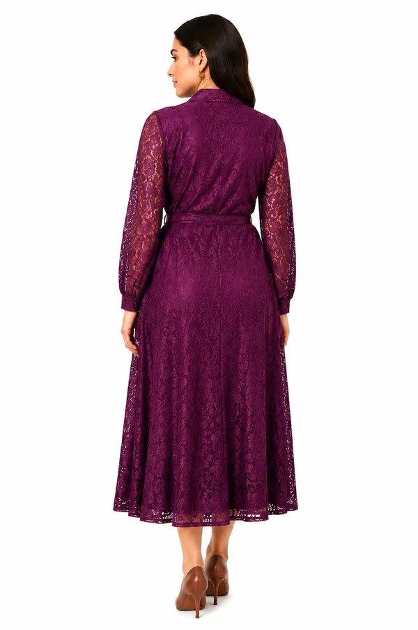 Wine_Net_Midi_Dress_For_Women