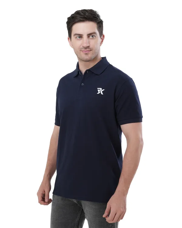 Navy_Cotton_Polo_T-Shirt_For_Men