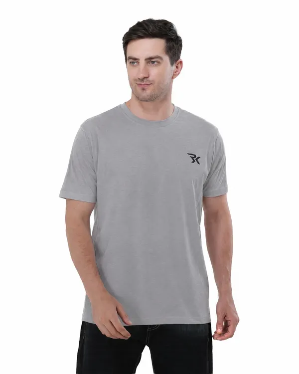 Grey_Cotton_Round_Neck_T-Shirt_For_Men