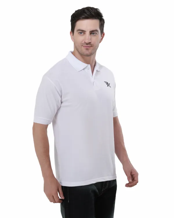 White_Cotton_Polo_T-Shirt_For_Men