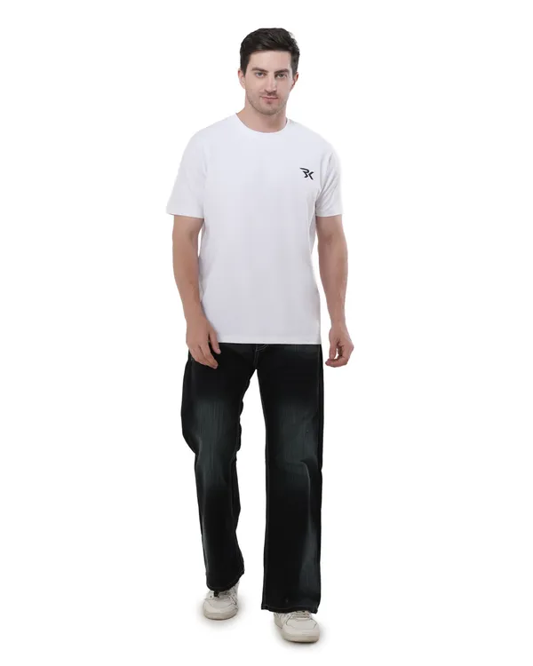 White_Cotton_Round_Neck_T-Shirt_For_Men