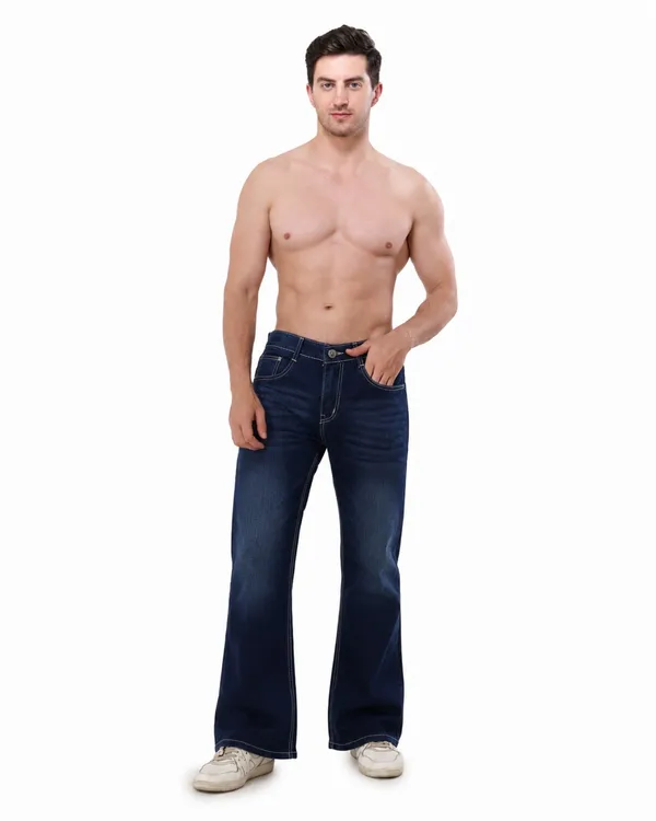 Blue_Cotton_Bootcut_Jeans_For_Men