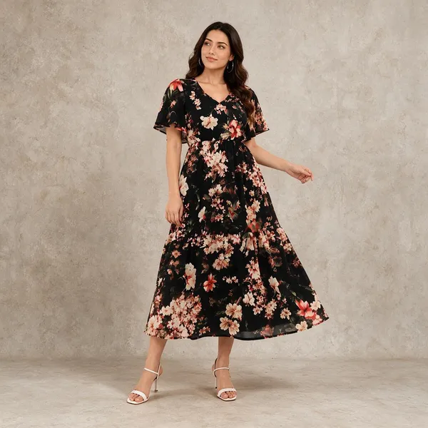 Black_Silk_Midi_Dress_For_Women