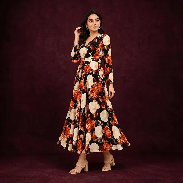 Multicolor_Silk_Maxi_Dress_For_Women
