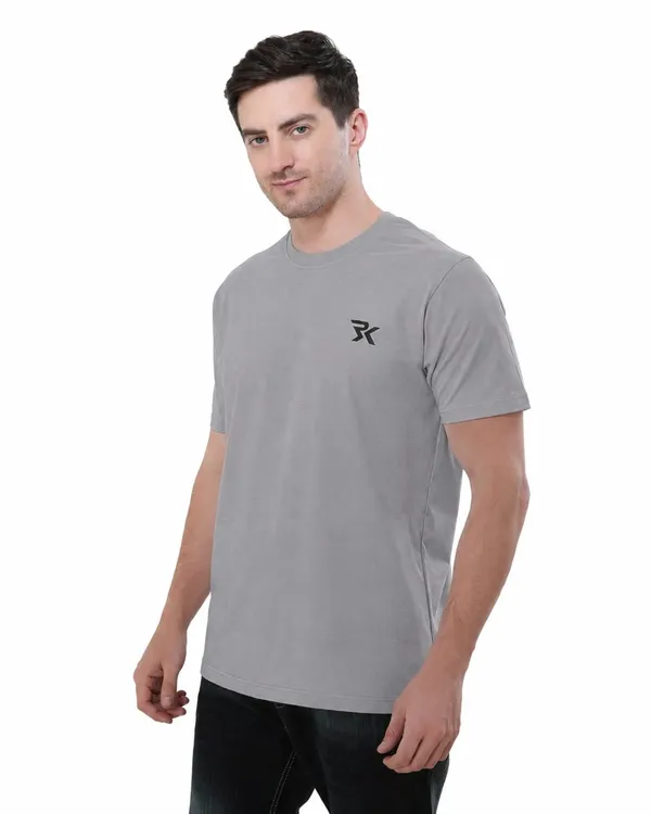 Grey_Cotton_Round_Neck_T-Shirt_For_Men