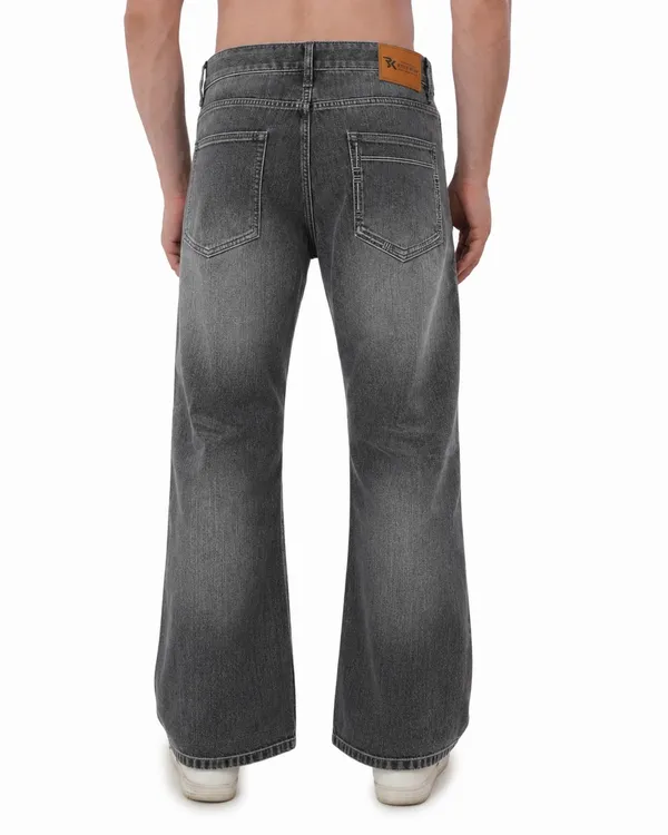 Grey_Cotton_Bootcut_Jeans_For_Men