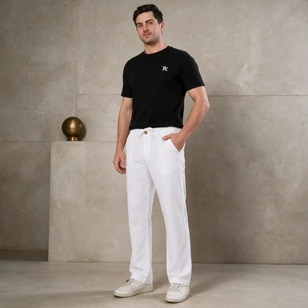 White_Linen_Trouser_For_Men