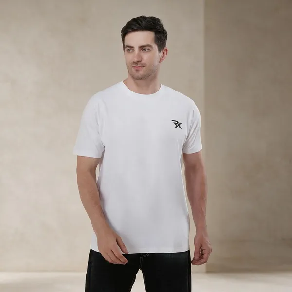 White_Cotton_Round_Neck_T-Shirt_For_Men