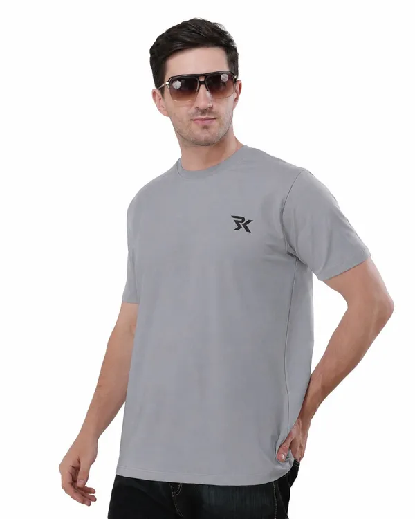 Grey_Cotton_Round_Neck_T-Shirt_For_Men