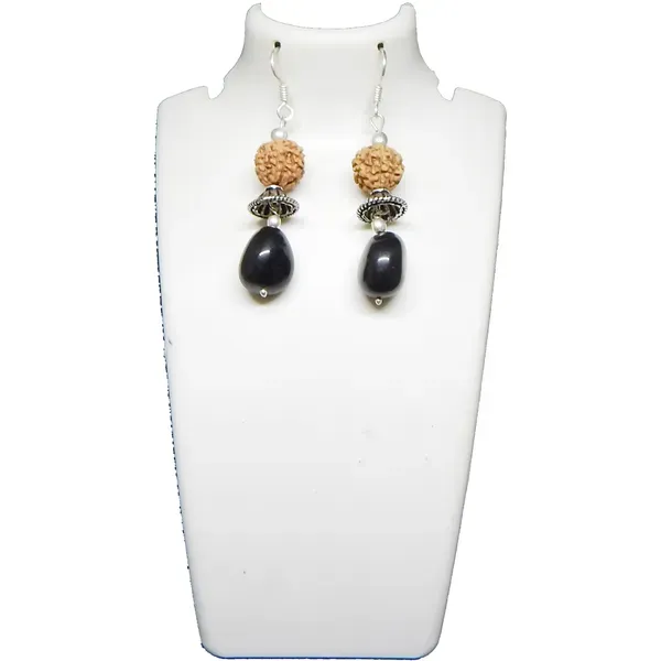 Green_Rudraksha_Aventurine_Stone_Earrings_For_Women