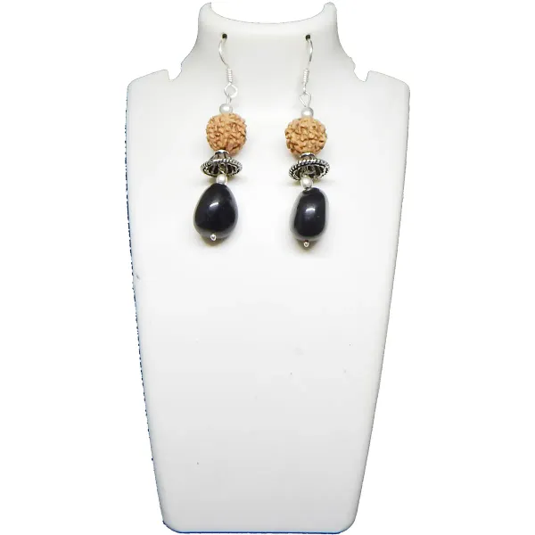 Green_Rudraksha_Aventurine_Stone_Earrings_For_Women