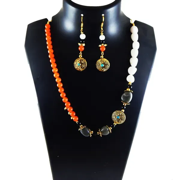 Multicolor_Gemstone_Tumble_Stone_Beads_Necklace_For_Women