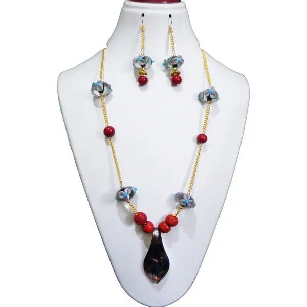Multicolor_Lampwok_Beads_Glass_Pendant_Jewelry_For_Women