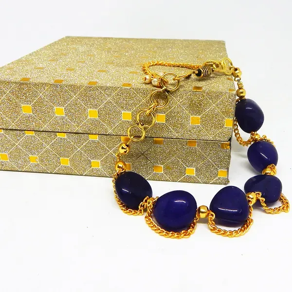 Blue_Gemstone_Agate_Tumble_For_Third_Eye_Chakra_Bracelet_Women