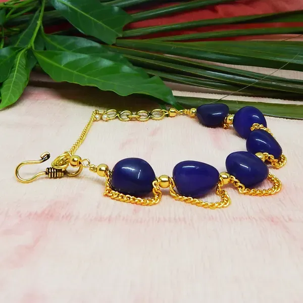 Blue_Gemstone_Agate_Tumble_For_Third_Eye_Chakra_Bracelet_Women
