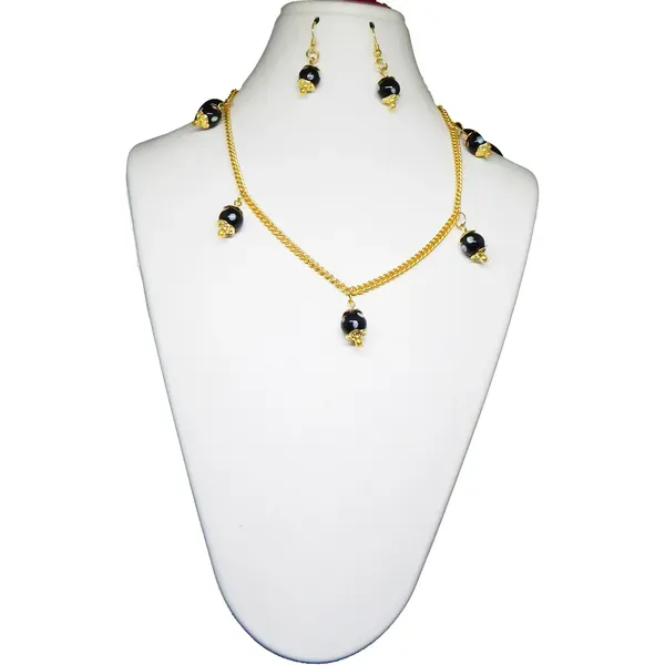 Gold_Metal_Chain_Glass_Beads_Necklace_For_Women