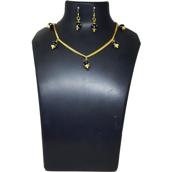 Gold_Metal_Chain_Glass_Beads_Necklace_For_Women