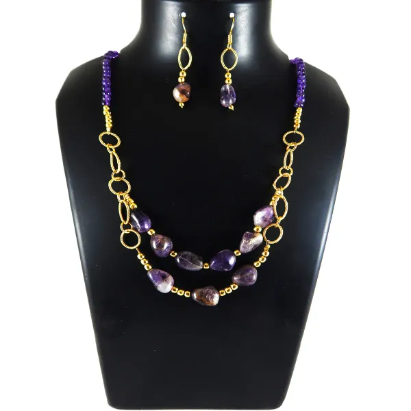 Purple_Gemstone_Amethyst_Tumble_And_Beads_Necklace_For_Women