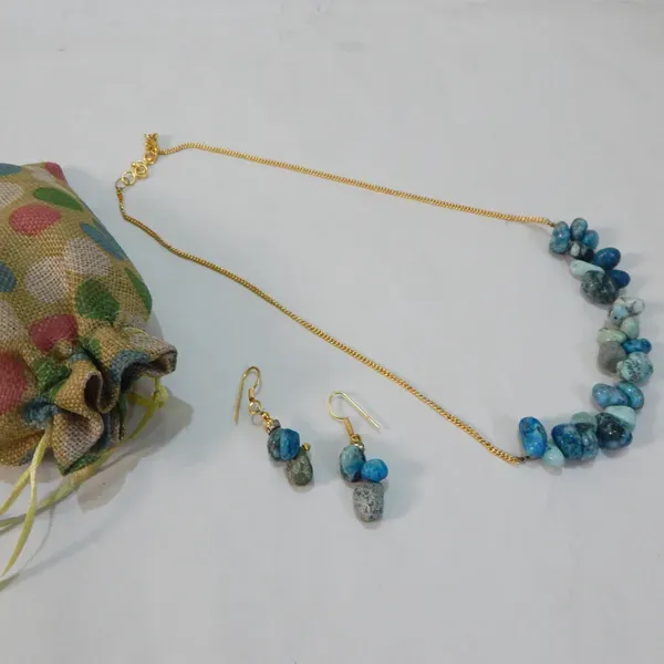 Gold_Gem_Stone_Beads_Necklace_For_Women
