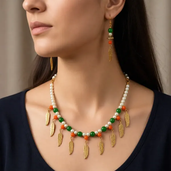 Multicolor_Glass_Beaded_Choker_Necklace_For_Women