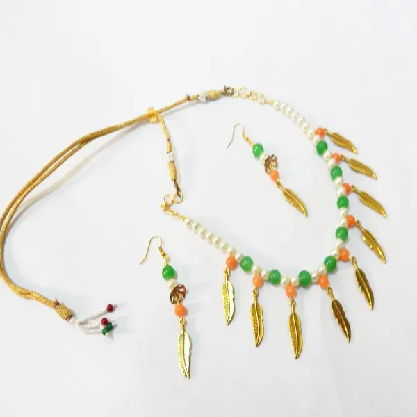 Multicolor_Glass_Beaded_Choker_Necklace_For_Women