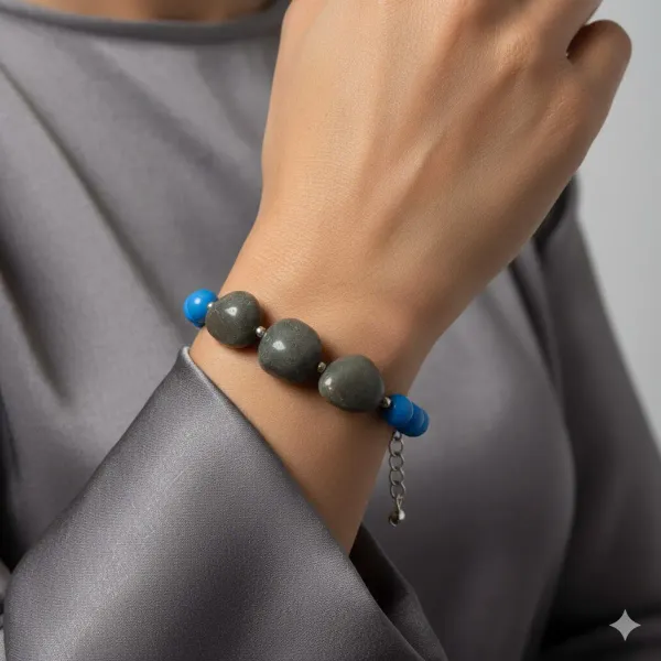 Black_Gemstone_Sodalite_Tumble_Turquoise_Beads_Throat_Chakra_Bracelet_For_More