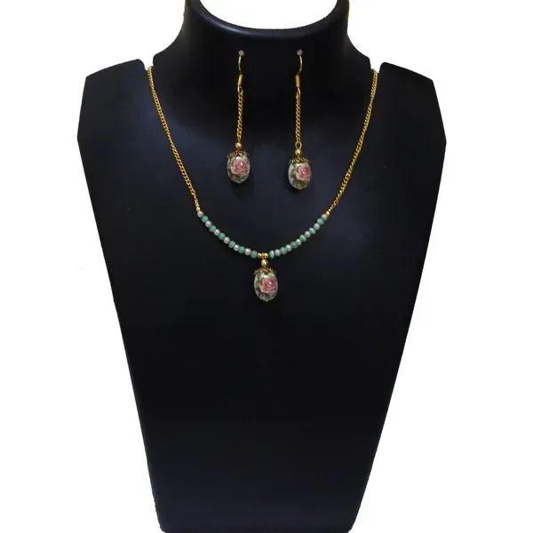 Multicolor_Printed_Glass_Beads_Fancy_Jewelry_For_Women