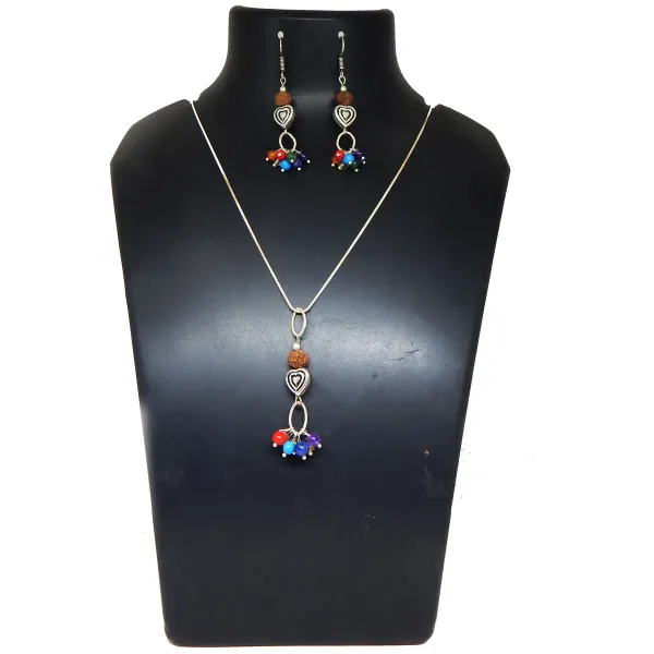 Silver_Gemstone_Beads_7_Chakra_Chain_Necklace_For_Women