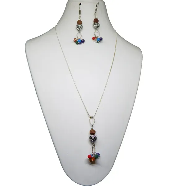 Silver_Gemstone_Beads_7_Chakra_Chain_Necklace_For_Women