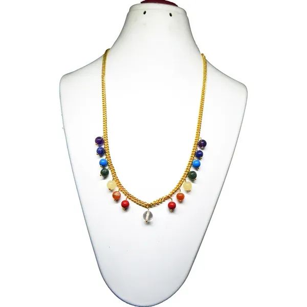 Gold_Gemstone_Beads_7_Chakra_Chain_Necklace_For_Women
