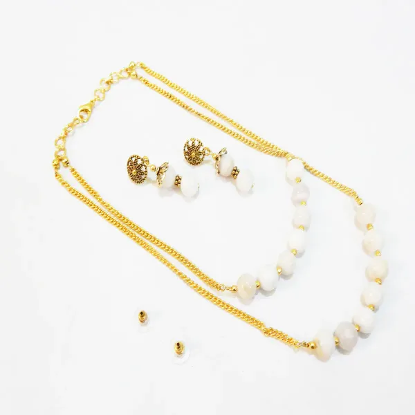 White_Gemstone_King_2_Line_Crown_Chakra_Necklace_For_Women