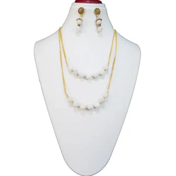 White_Gemstone_King_2_Line_Crown_Chakra_Necklace_For_Women