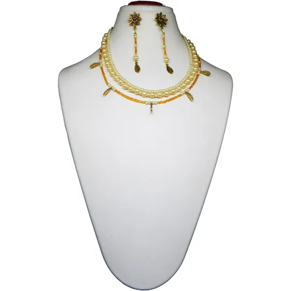 White_Synthetic_Pearl_Choker_Necklace_For_Women
