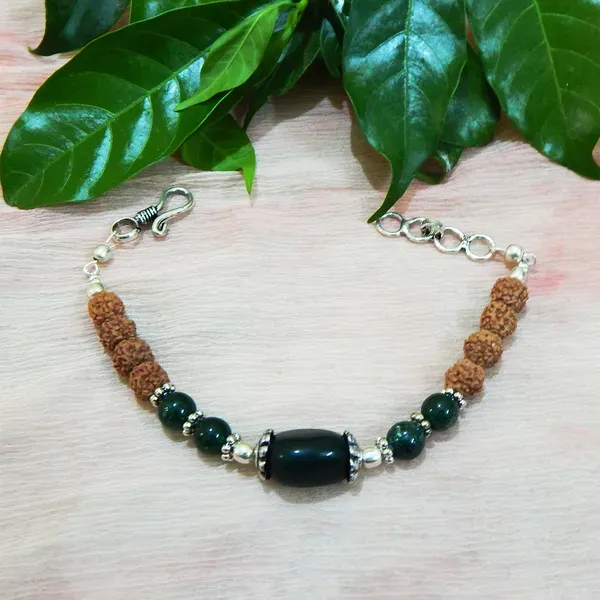 Green_Gemstone_Aventurine_Rudraksha_Bracelet_For_Women