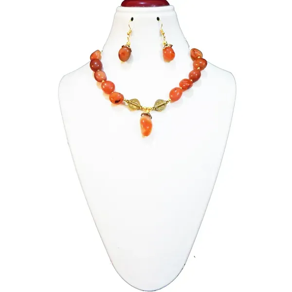 Orange_Gemstone_Carnelian_Tumble_For_Sacral_Chakra_Choker_Necklace_Women