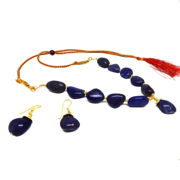 Blue_Gemstone_Agate_Tumble_For_Third_Eye_Chakra_Choker_Necklace_Women