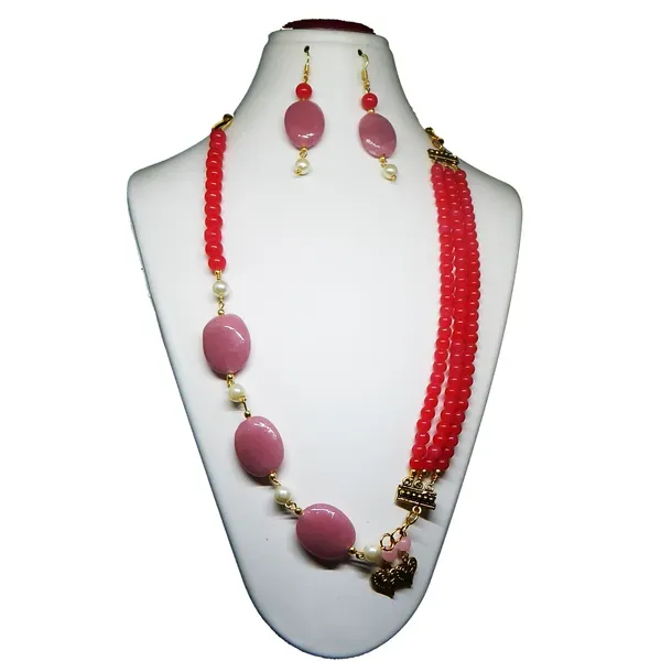 Pink_Dark_Light_Glass_Beads_Fancy_Necklace_For_Women