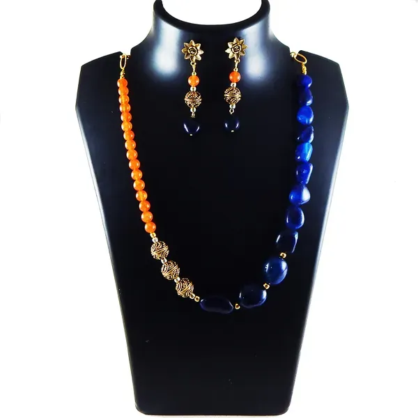 Blue_Gemstone_Agate_Tumble_Carnelian_Beads_Necklace_For_Women