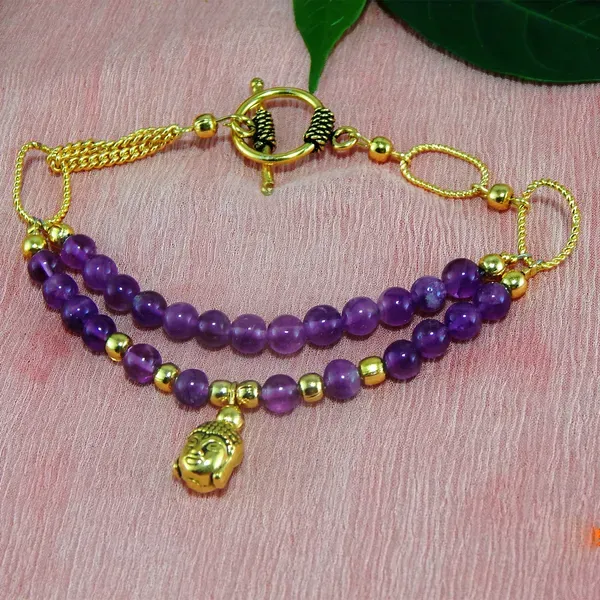 Purple_Gemstone_Amethyst_6mm_Round_Beads_Gold_Chain_Bracelet_For_Women