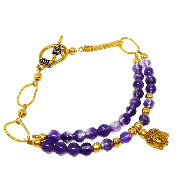 Purple_Gemstone_Amethyst_6mm_Round_Beads_Gold_Chain_Bracelet_For_Women