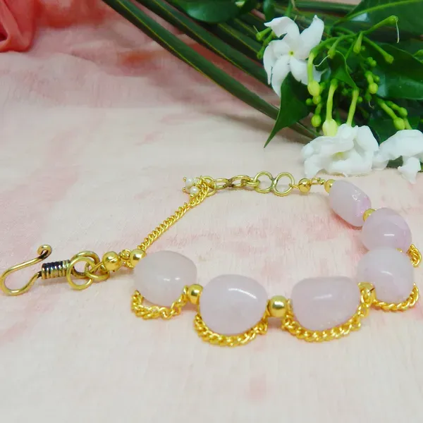 Pink_Rose_Quartz_Tumble_Heart_For_Chakra_Bracelet_Women